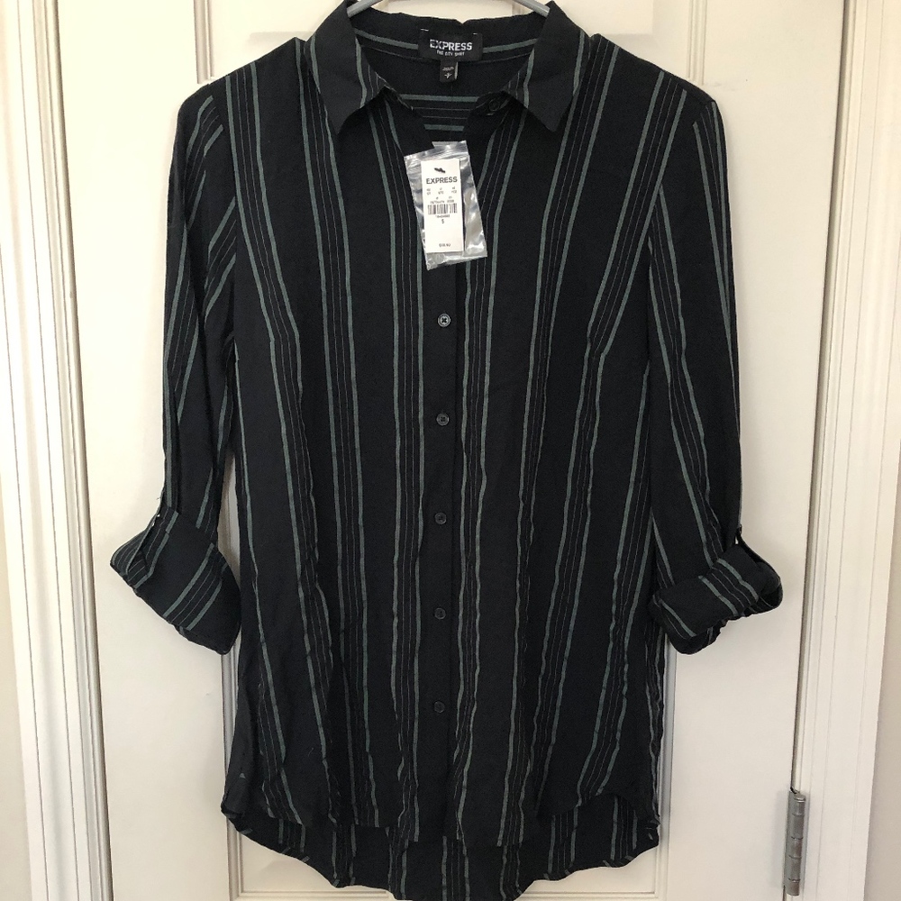 Stripe Button Down - New w/ Tags